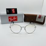 Круглые очки для стиля, имиджа|Оправа Ray Ban Round Metal 3447 Silver