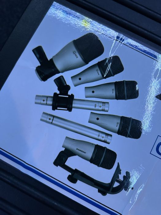 Kit microfones bateria samson 7kit drum