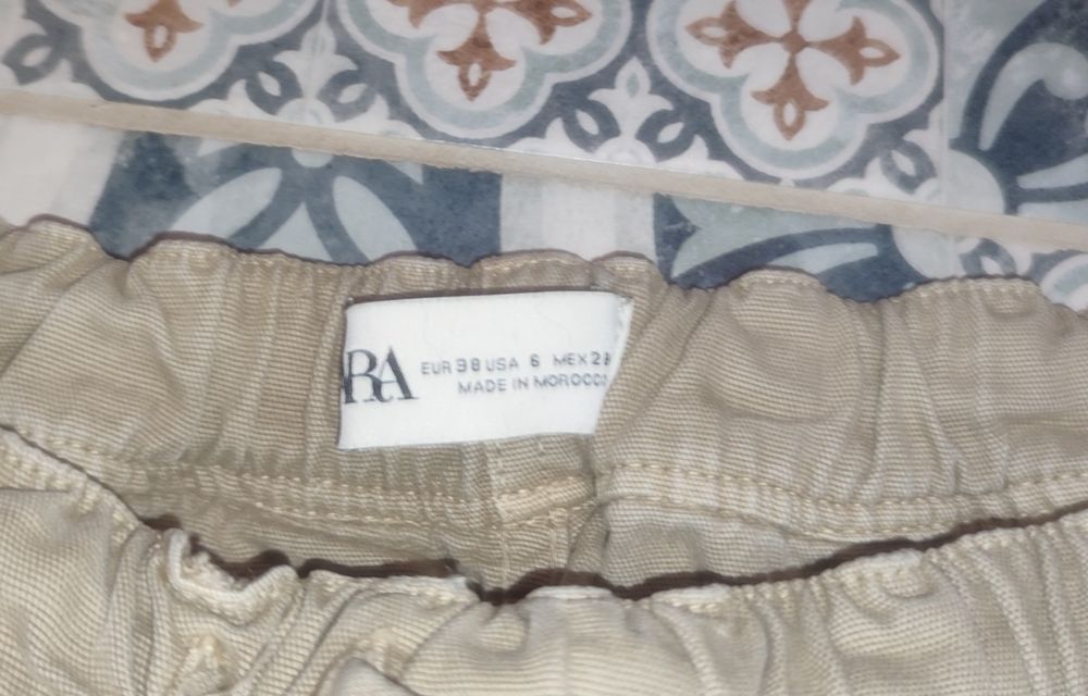 Spodnie Zara r. 38 bojówki cargo szerokie