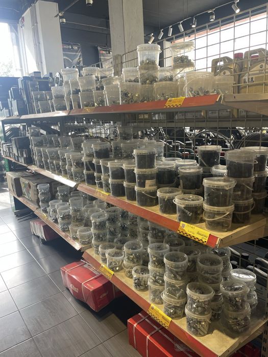 Pernos e porcas de todas as medidas