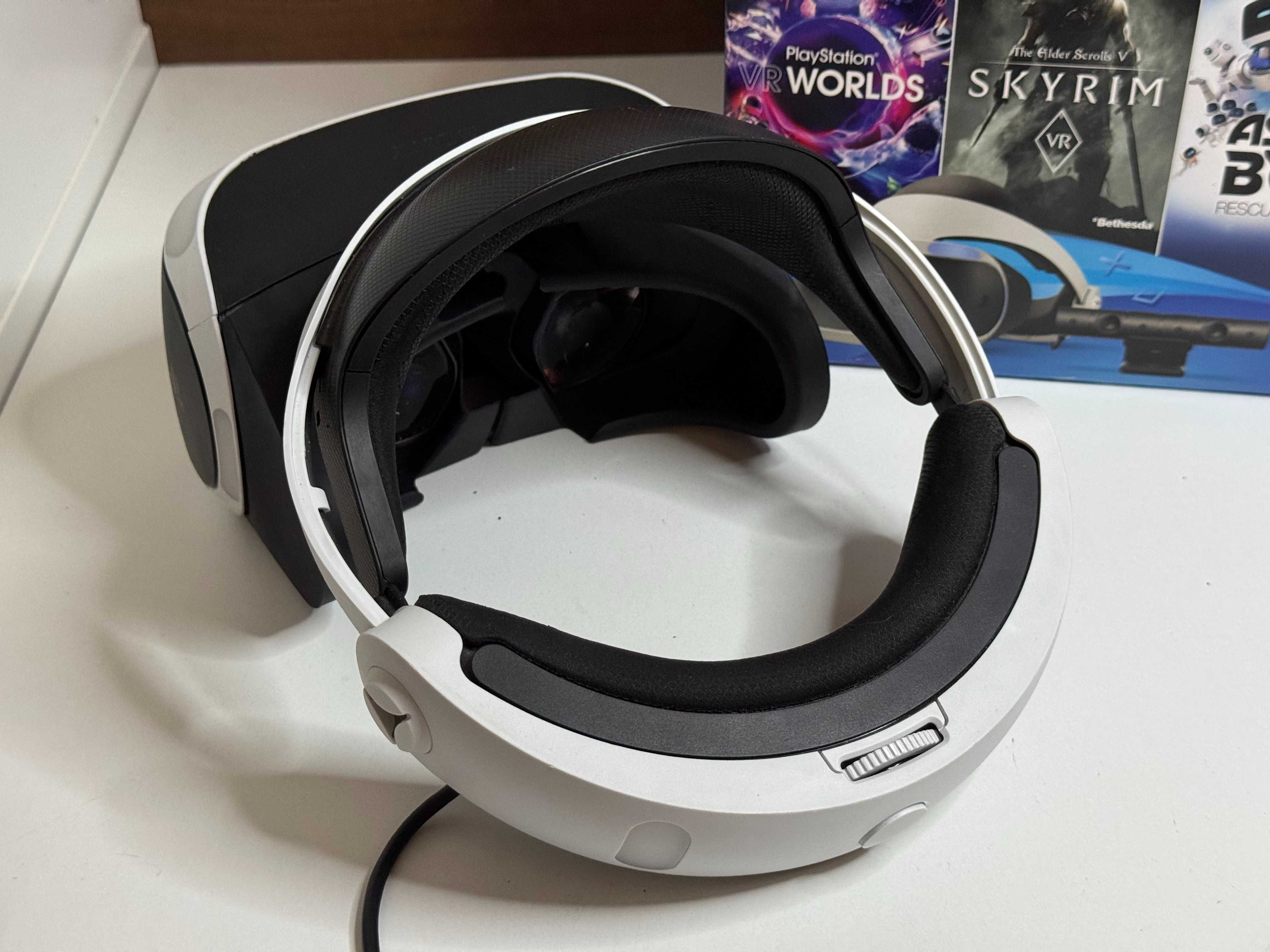 Gogle PS VR PlayStation VR Oryginalne Sony CUH-ZVR2 kable i procesor