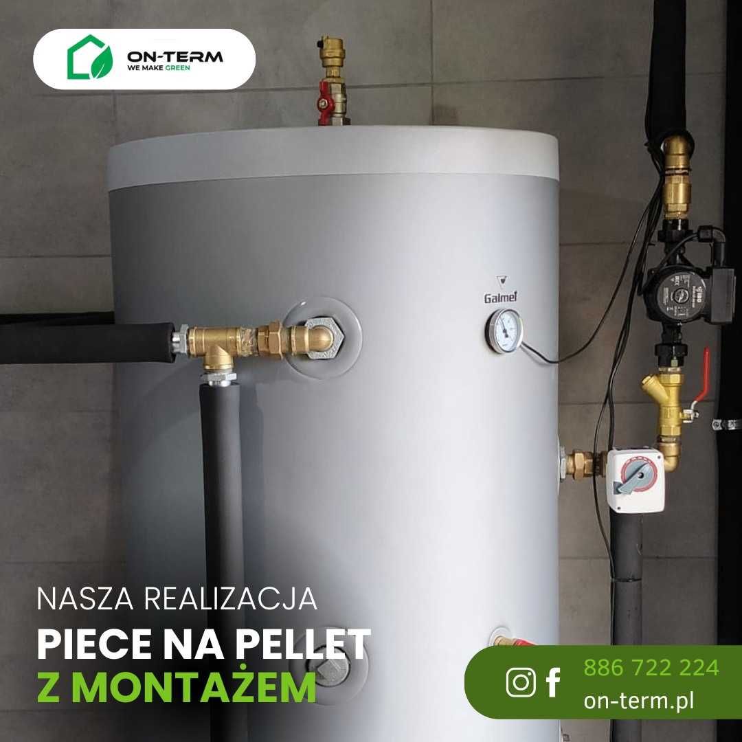Piec na pellet Z MONTAŻEM Defro Delta EkoPell 20 kW 5kl kocioł pellet