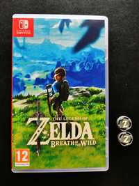Zelda Breath of the Wild + gratis 2 nakładki na gałki Nintendo Switch