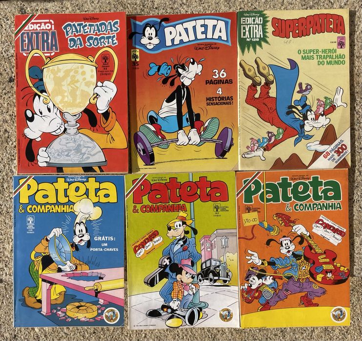 Revistas vintage banda desenhada Pateta