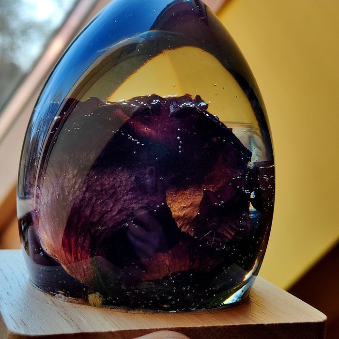 Lampka z żywicy epoksydowej