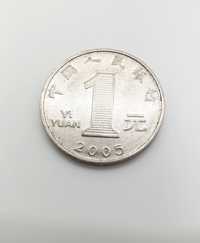1 jeden chiński Yuan z 2005 roku moneta