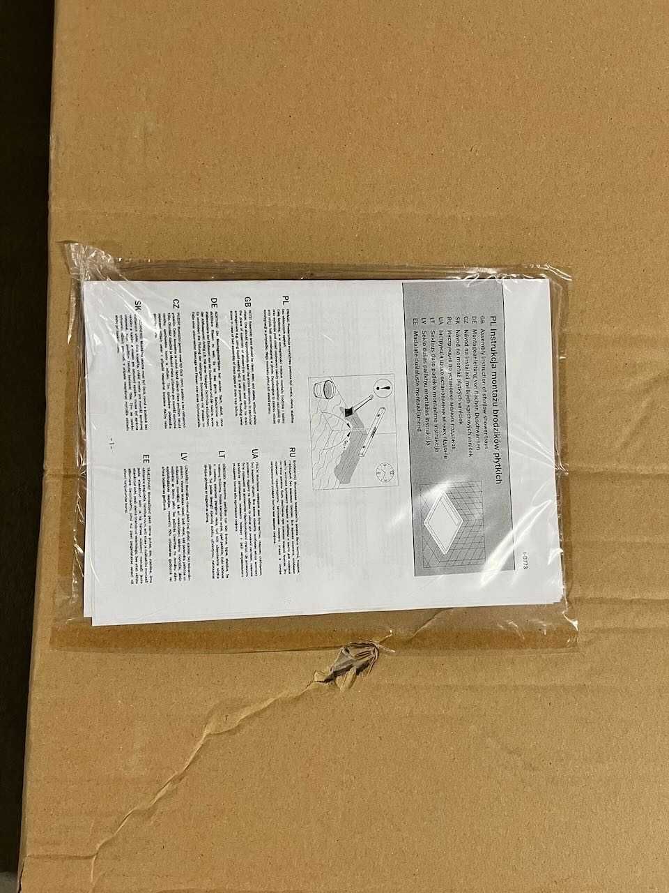 Brodzik kwadratowy Cantare 80x80, New Tredny biały akryl b-0136 – Nowy
