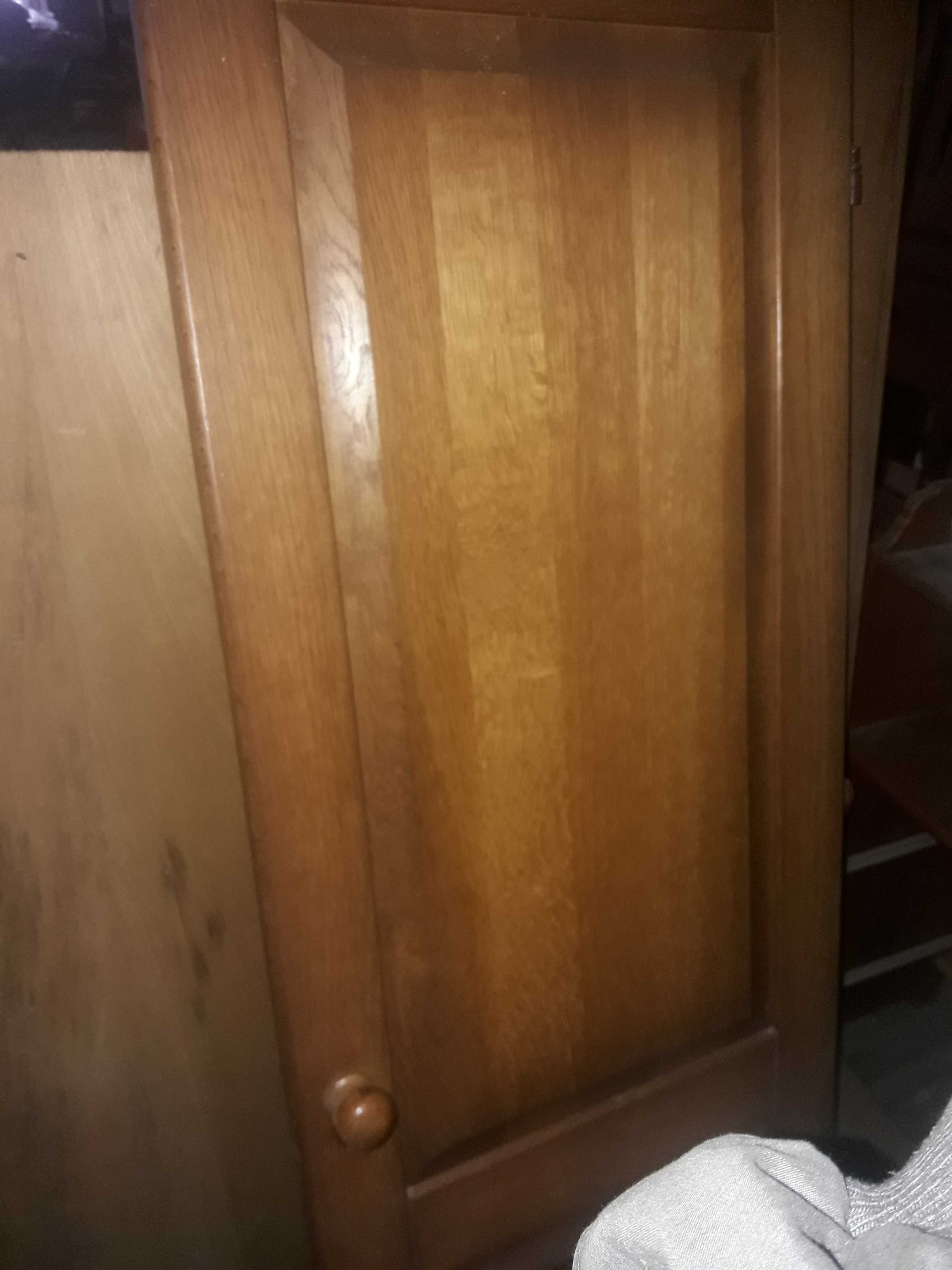 Sypialnia komplet Łóżko komoda szuflady fronty lite drewno Buk zdrowe