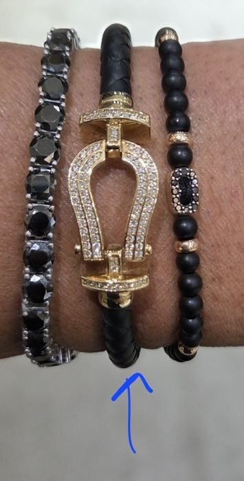 Pulseira com 80 Diamantes / Certificado Autenticidade