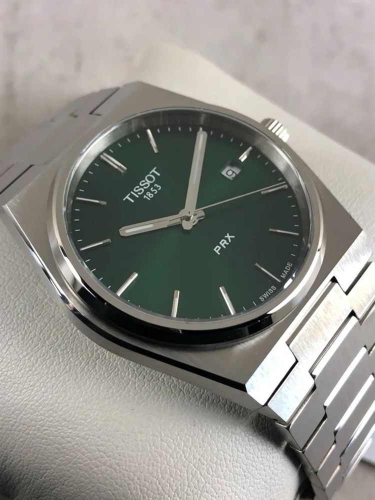 Tissot PRX Quartz 40mm Green Dial – NOWY | Full Set | Gwarancja