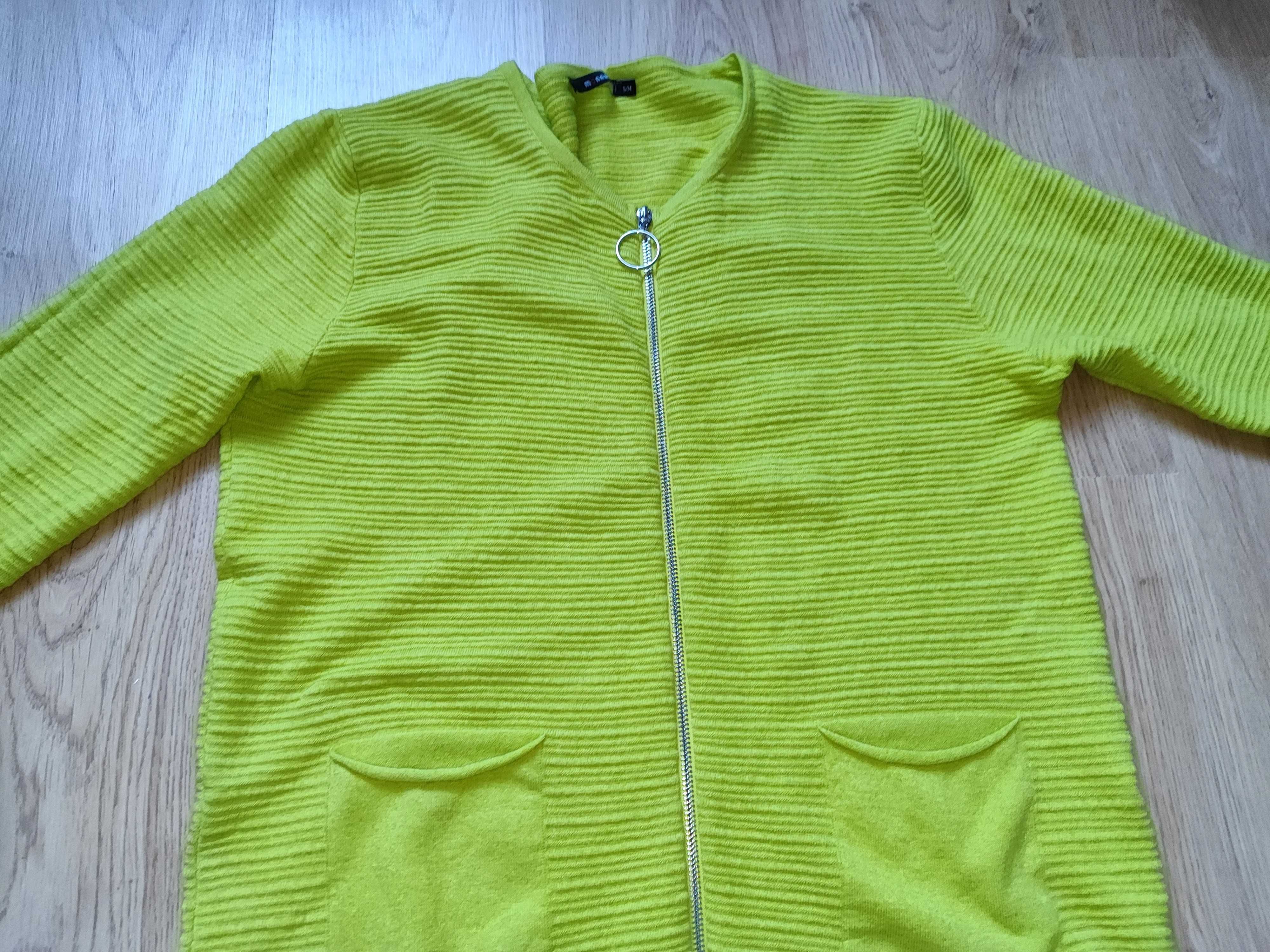 Kartigan, narzutka, sweter zasuwany rozm.M/L/40/42