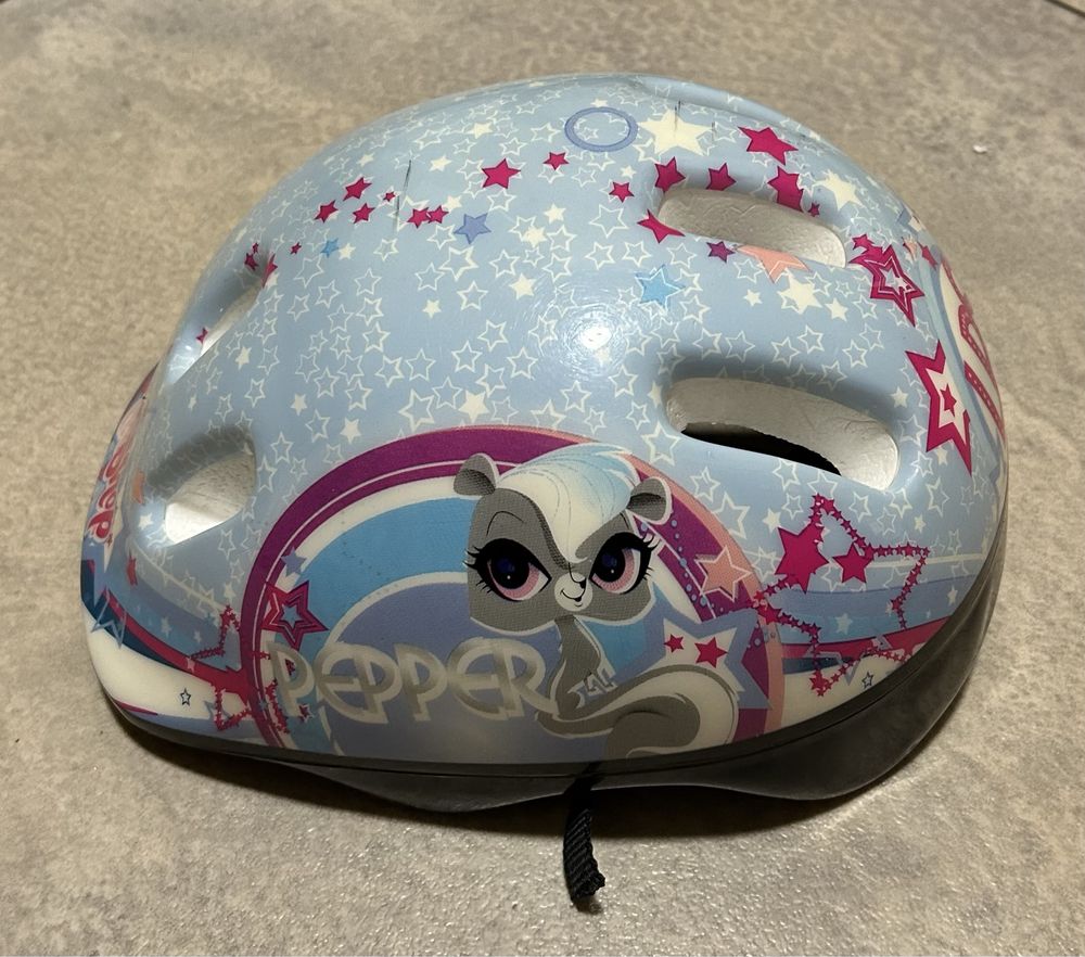 Kask rowerowy LPS Littles Pet Shop dla dziewczynki M