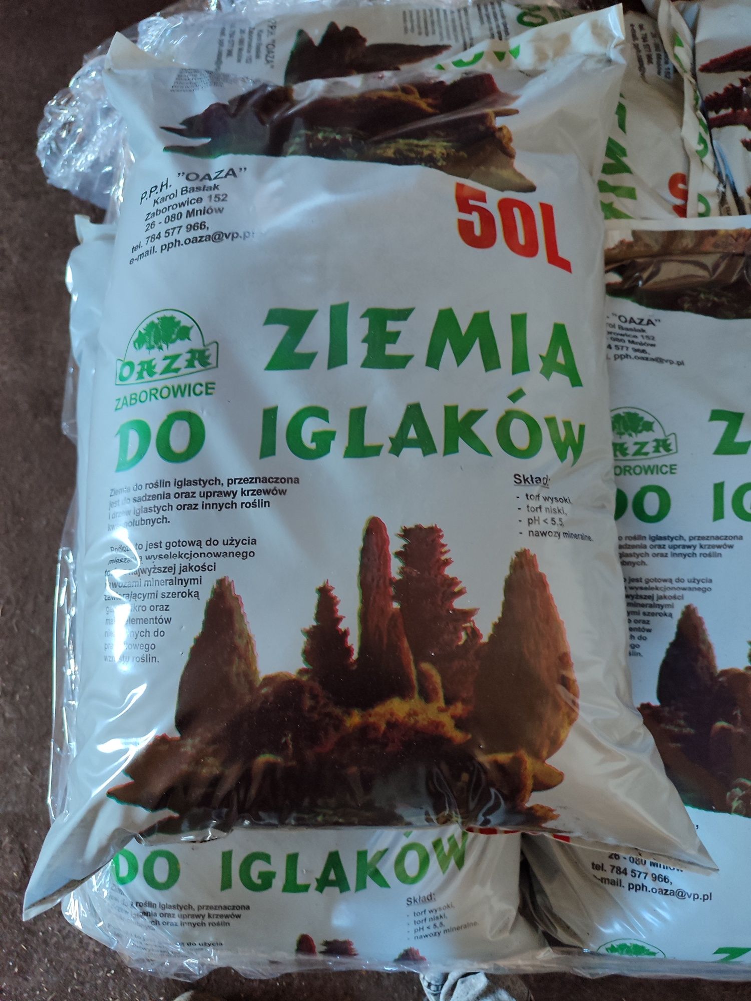Ziemia ogrodowa Producent