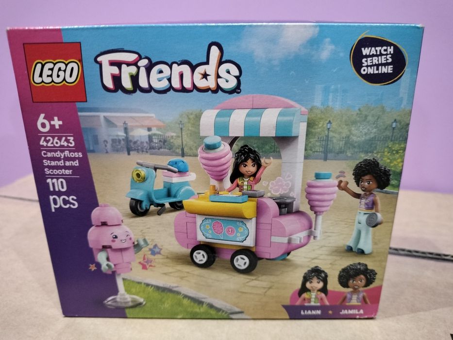 LEGO Friends Stoisko z watą cukrową i skute 42643