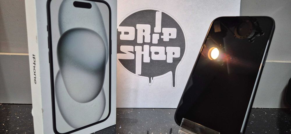 Jak Nowy Apple Iphone 15 128GB Czarny/Bat100%/Gwarancja/SklepGSM/Lach