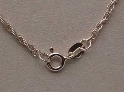 Srebrny łańcuszek Singapur 48 cm. 1,7 mm.