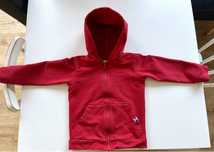 MyBasic czerwona bluza z kapturem 98-104 (3-4 lata)