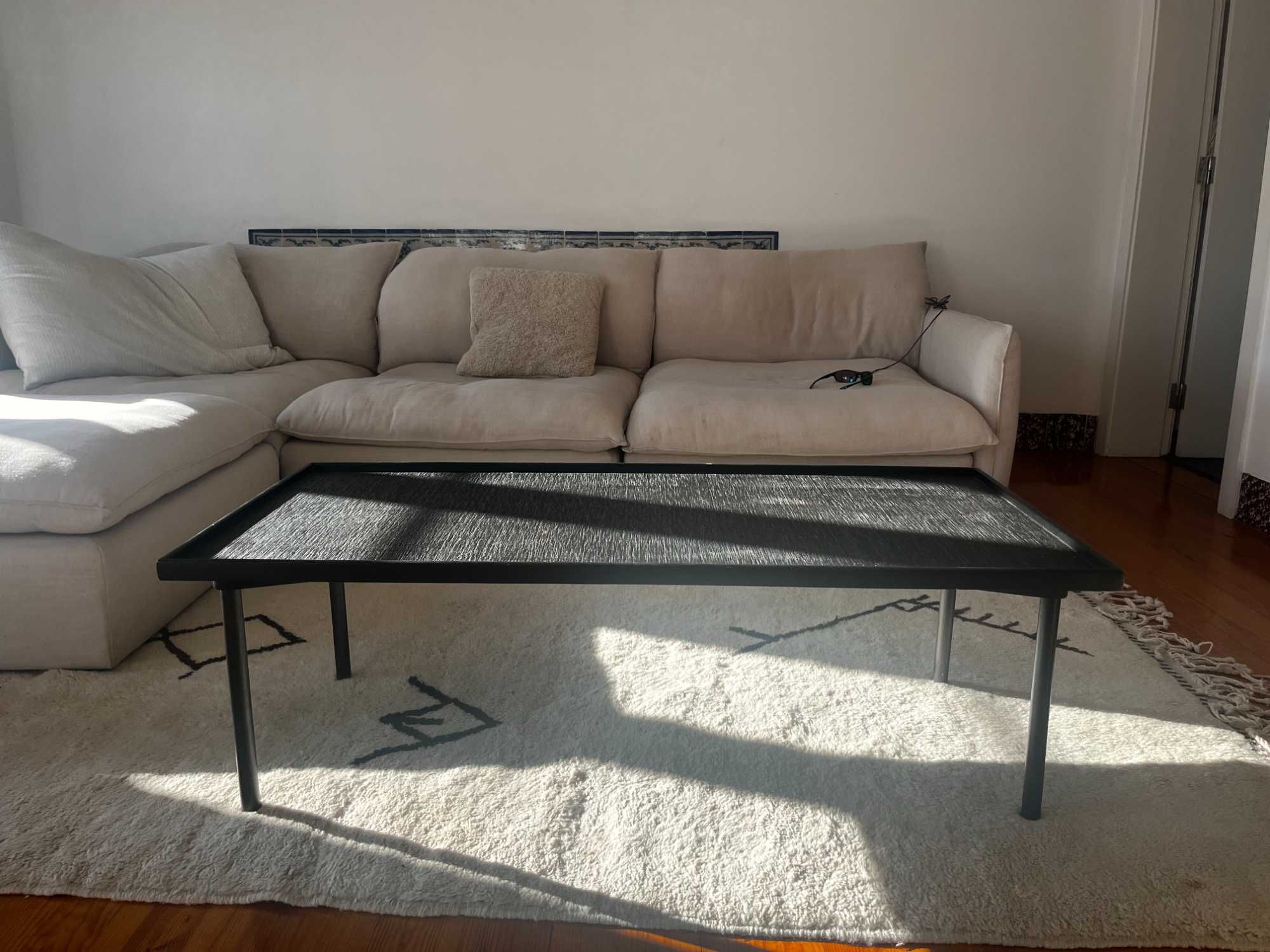 Mesa de Centro Retangular em Madeira Escura Zara Home