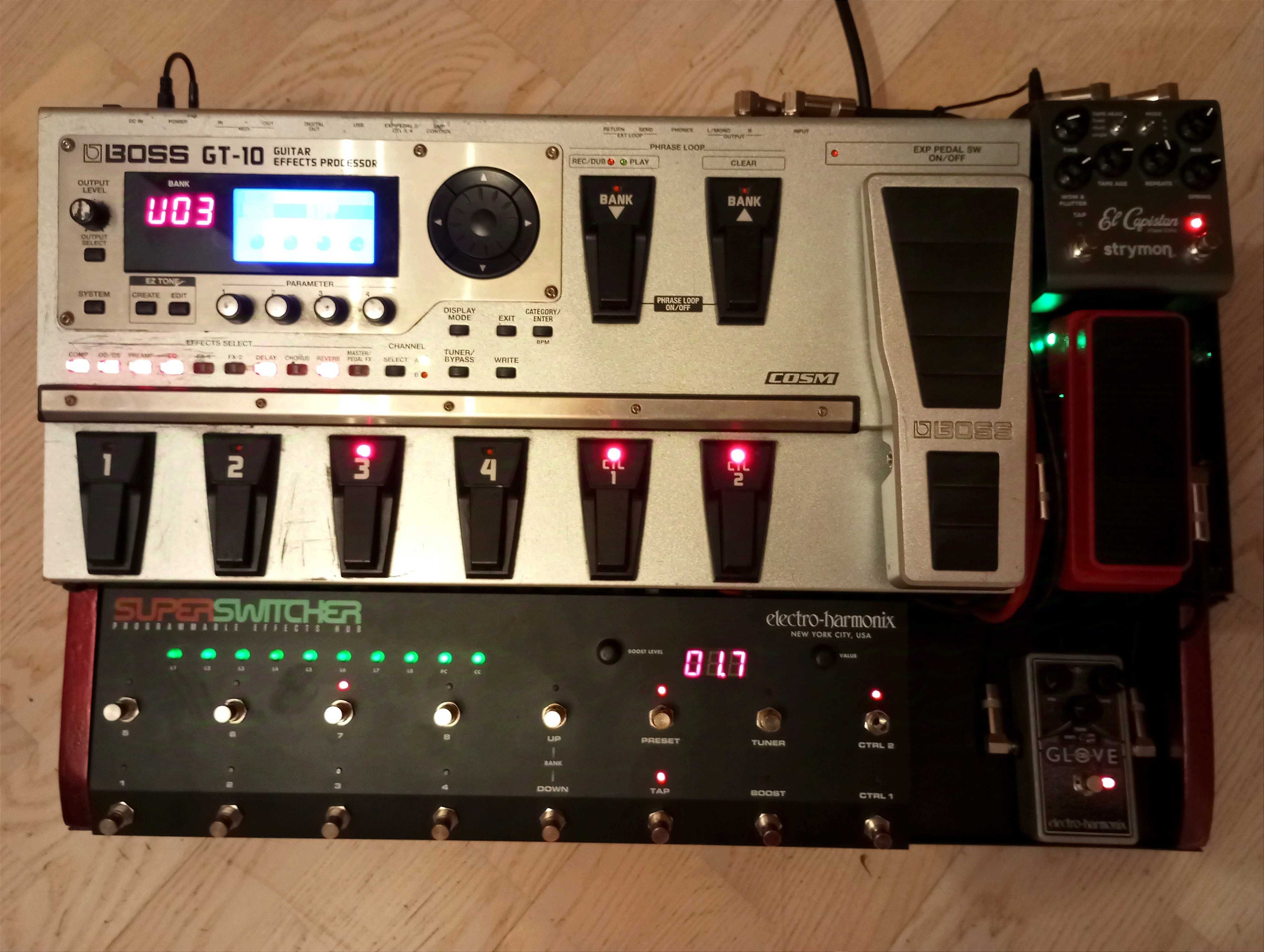 BOSS GT -10 multiefekt do gitary