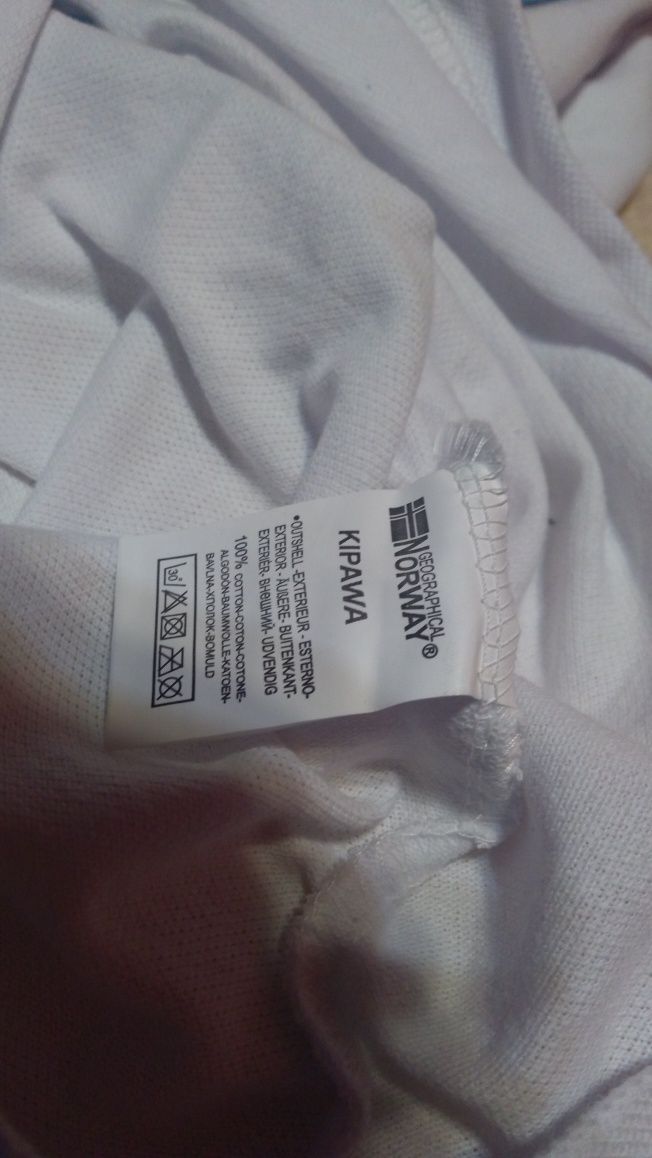 Koszulka damska polo slim GEOGRAPHICAL NORWAY -KIPAWA- rozm. M