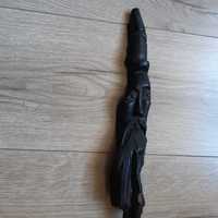 Figurka drewniana rzeżba dekoracyjna ścienna długość 32 cm