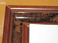 Aros de moldura em madeira para pendurar na parede