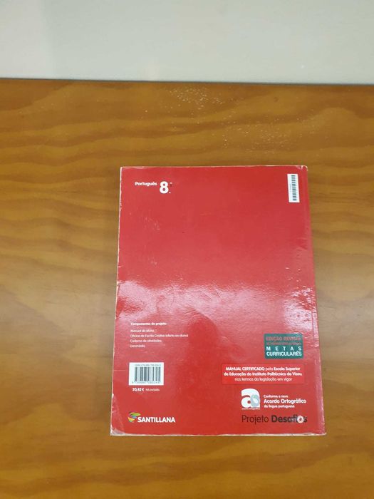 Manual de Portugês 8ºAno Santillana