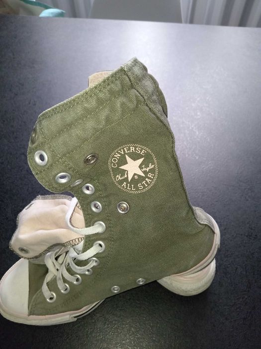 Buty Converse Rozmiar 37 khaki wysokie.