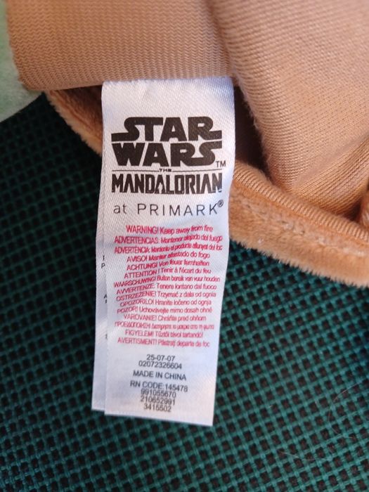 Малыш Йода Грогу мандалорианец star wars плюшевый светится