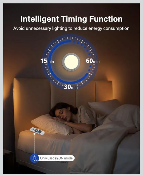 Leselux Plafon na baterie z czujnikiem ruchu