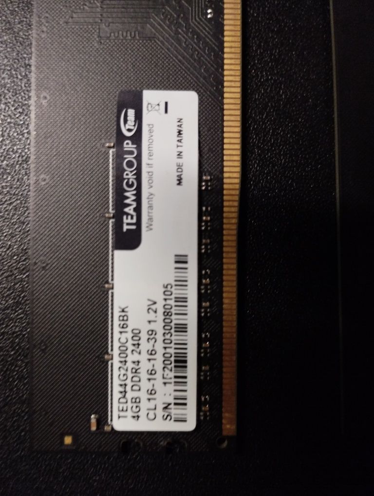 Модуль памяти DDR4 2x4GB/2400 Team Elite (TED44G2400C1601)