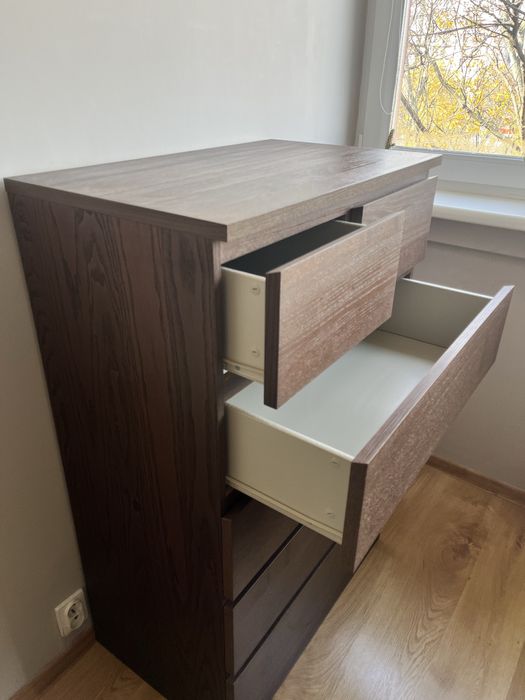 IKEA MALM komoda 6 szuflad 80x123 cm