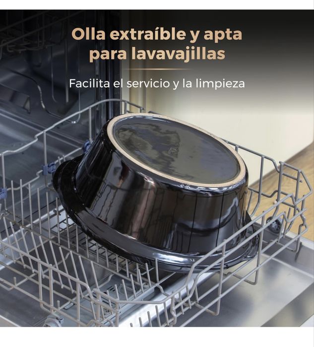 Sloow cooker panela de cozedura lenta de 6,5 litros