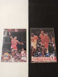 Zestaw 2 Kart NBA Scottie Pippen - Chcicago Bulls