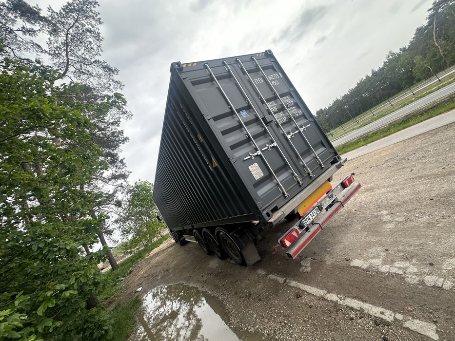 Kontener morski 40 HC One way uzywany magazynowy