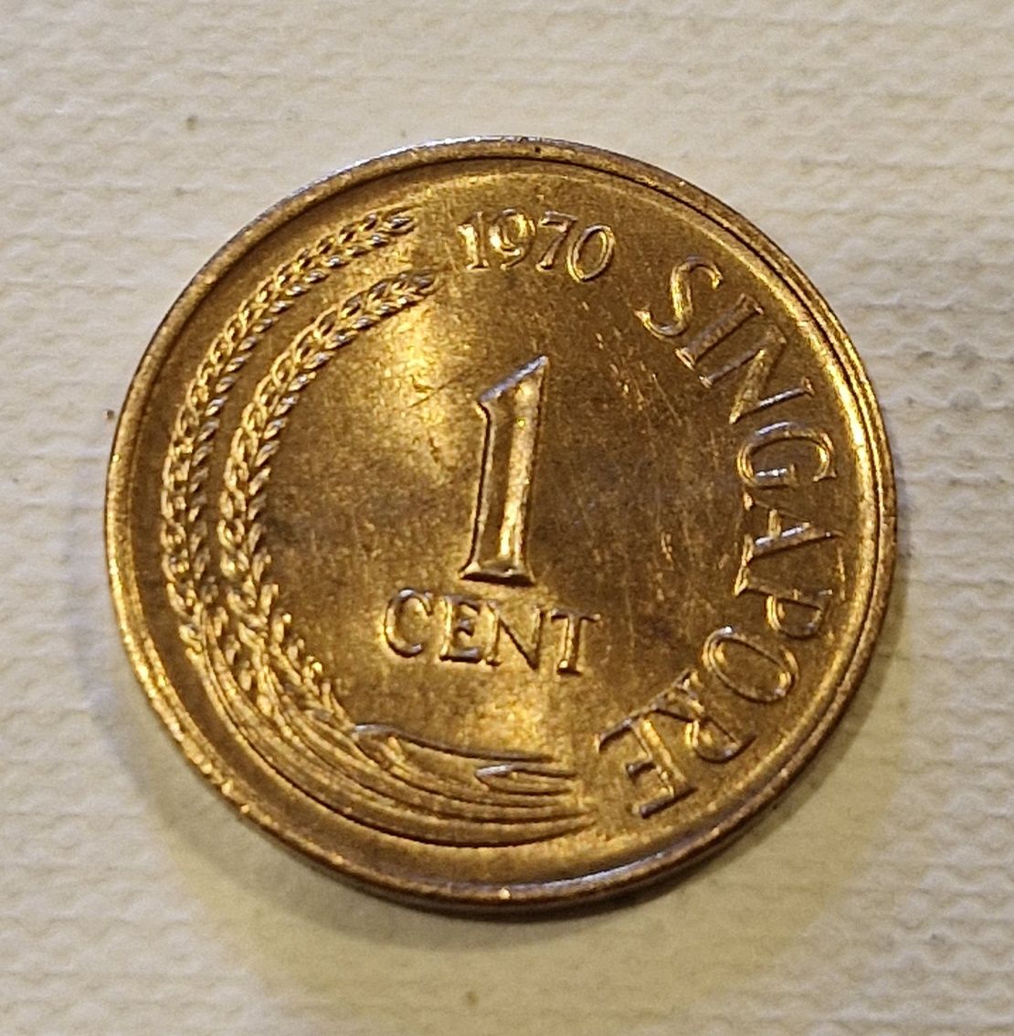 Moneta 1 cent Singapur