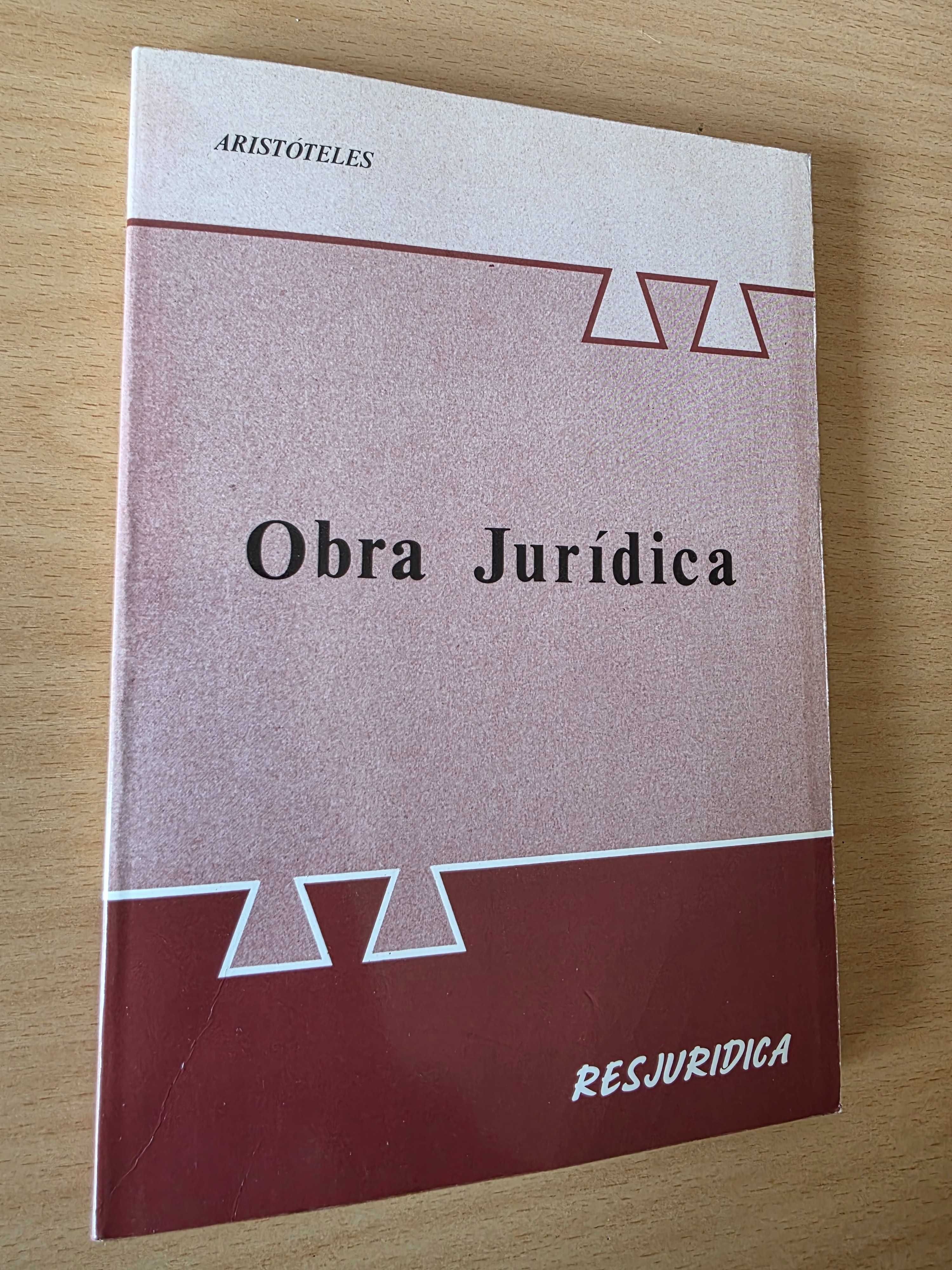 Livro "Obra Jurídica" de Aristóteles