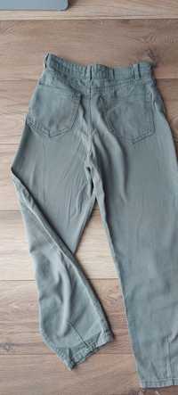Spodnie jeansowe oliwkowa rozm 32