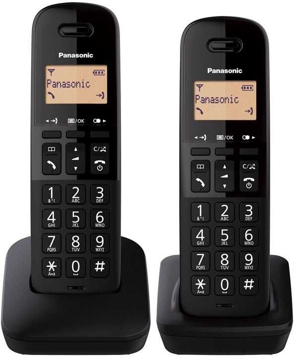 2x Telefon bezprzewodowy Panasonic KX-TGB612 Duo RYSA
