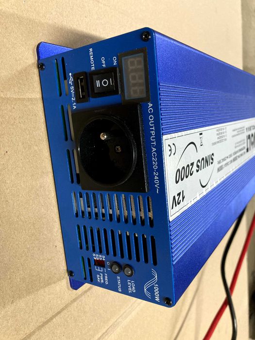 Przetwornica napięcia Volt Polska Sinus Eco 12/230V (1000/2000W)