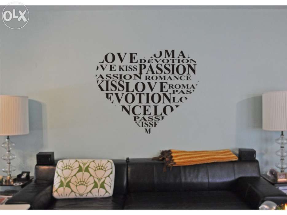 Vinil decorativo/vinil de parede "LOVE"