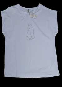 Bawełniana bluzka z kotem, R. 3XL