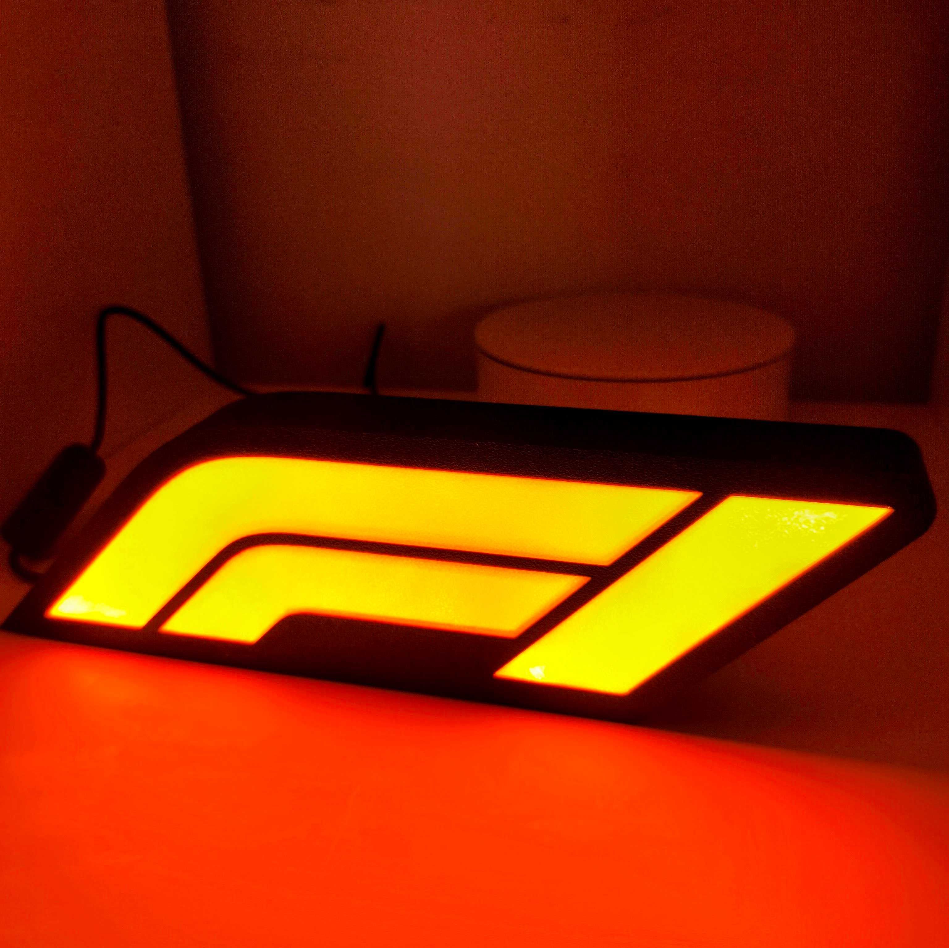 Candeeiro Led F1 com interruptor e ligação Usb