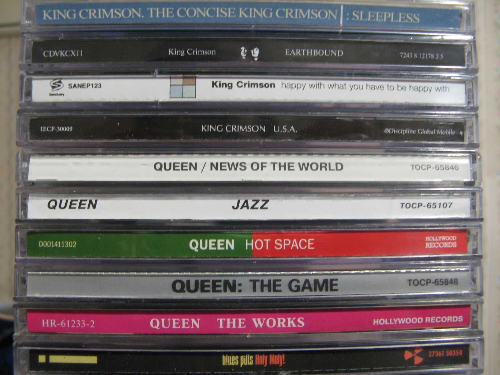 CD King Crimson, Queen, Robert Plant, Millenium, J.J.Cale, PaulRodgers