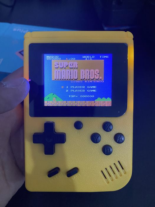 Mini video game 500 Jogo Super mario Contra