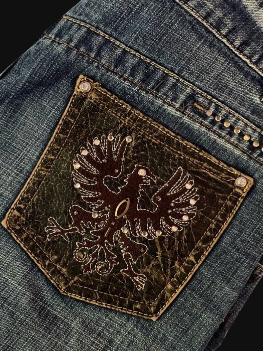 Джинсова спідниця y2k гранж ковбой вінтаж