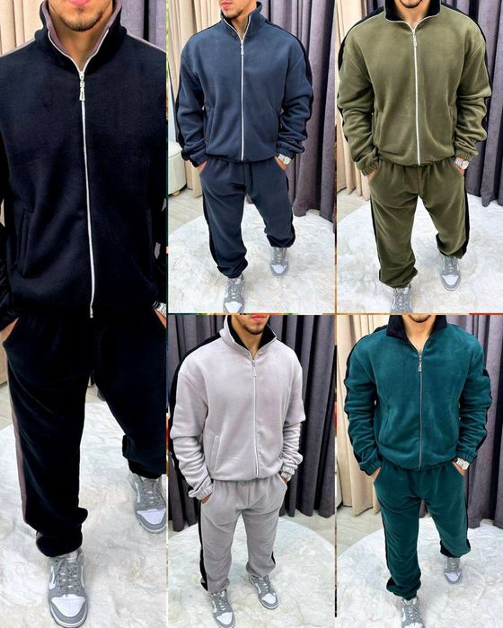 Теплий чоловічий спортивний костюм з флісу .44-46,48-52,54-56