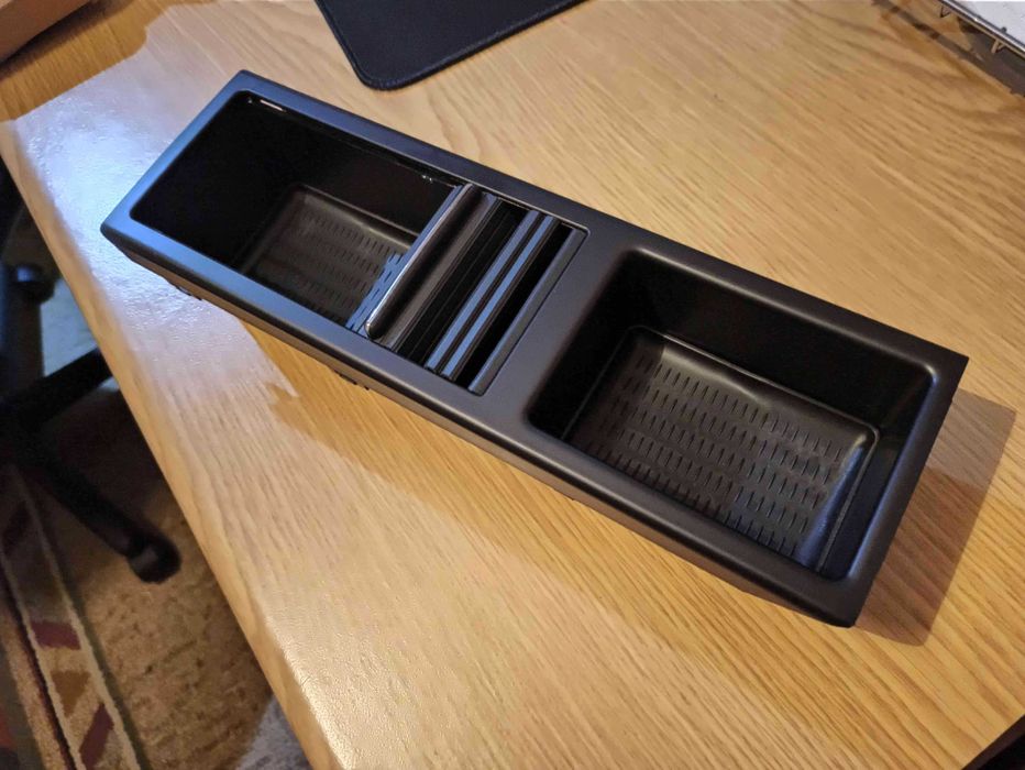 Tampa apoio braço BMW E46 | Suporte copos cortina consola central