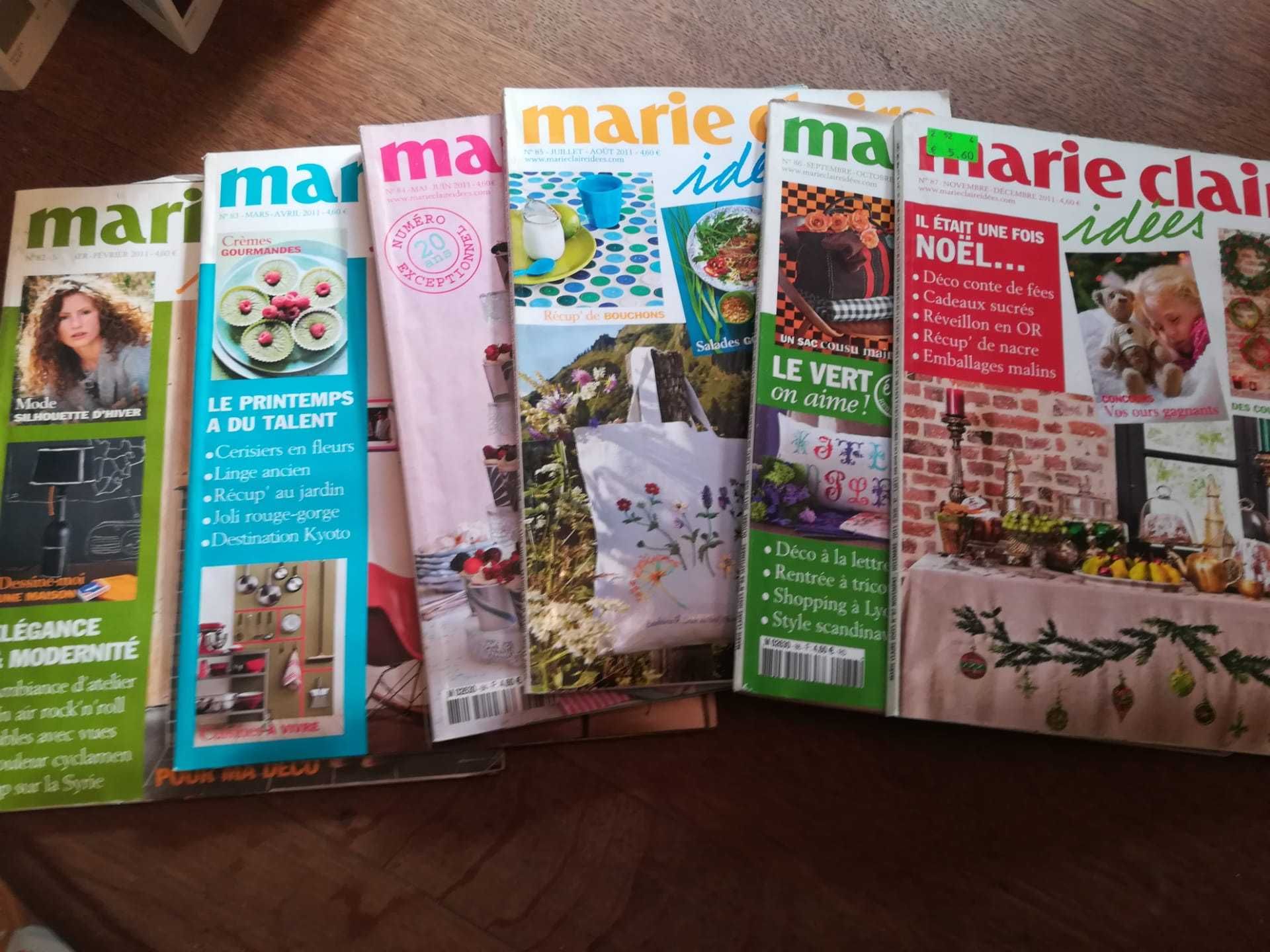 Revistas antigas "Marie Claire Idées"