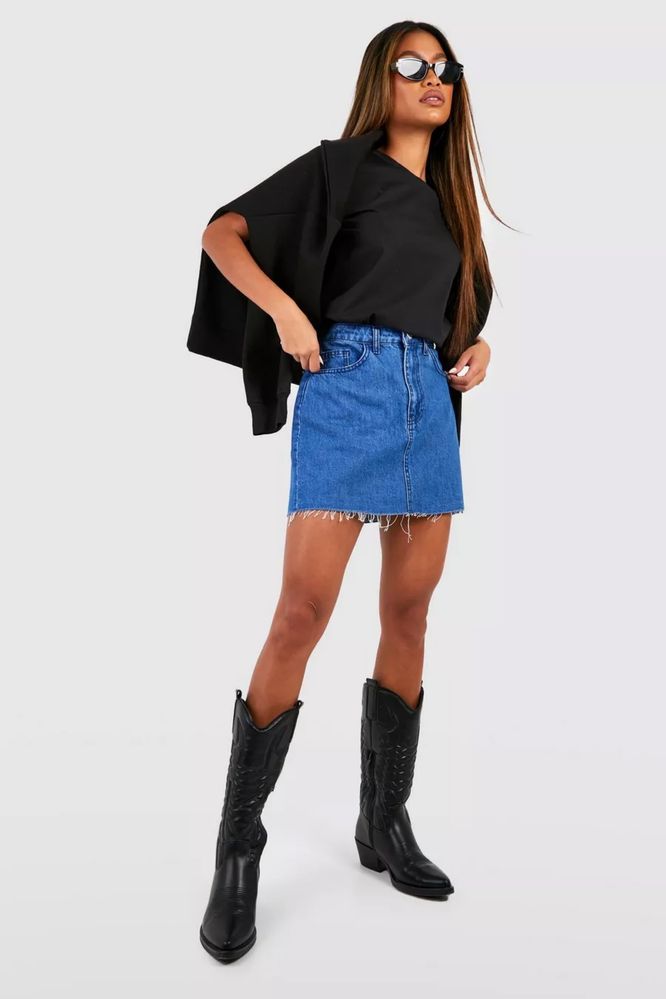 Спідниця Boohoo джинс р.38 S тренд2025